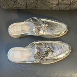 Dolce Vita Lasail Distressed Leather Tassel Flats.